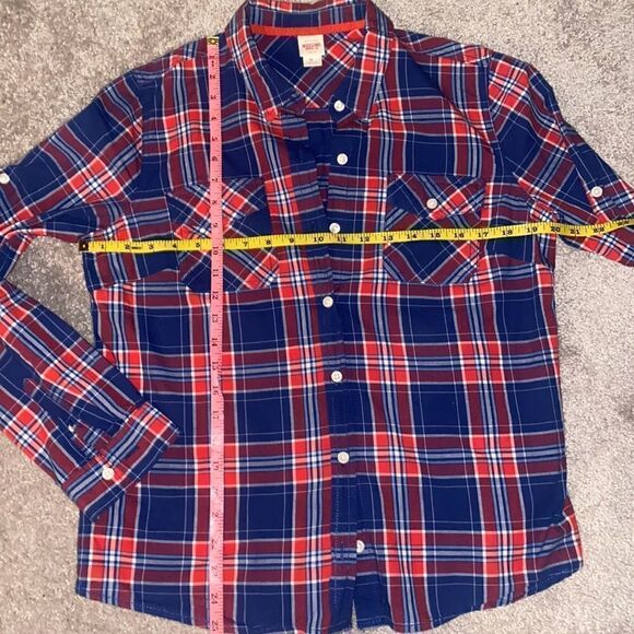 Mossimo Supply Co. Plaid Button Down Shirt! - Picture 7 of 8